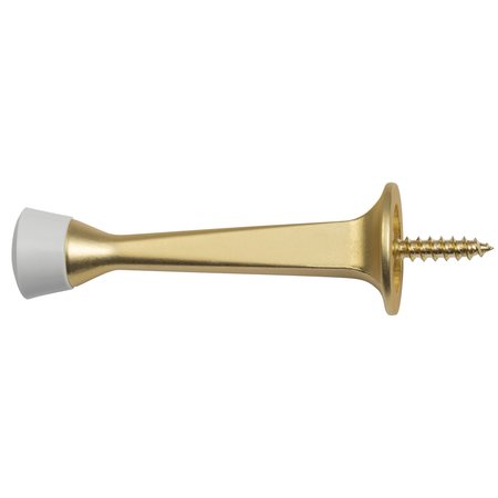 SURE-LOC HARDWARE Sure-Loc Hardware Heavy Duty 3 Solid Door Stop, Satin Brass DS8 SB